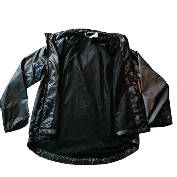 ADIDAS WOMENS BLACK ZIPPERED ATHLETIC WINDBREAKER SIZE MEDIUM - Picture 8 of 13